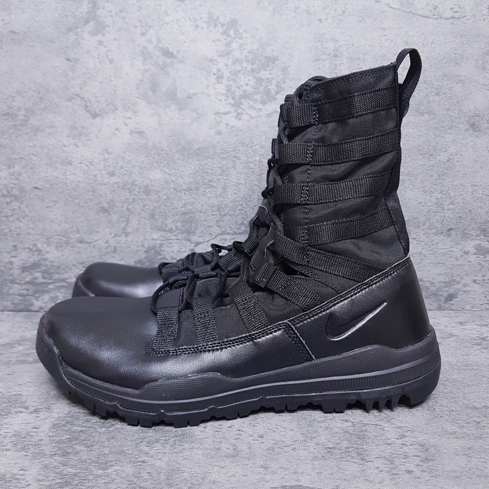 NIKE SFB Gen 2 8" Tactical Boots Leather Mens Size 10 Black Combat